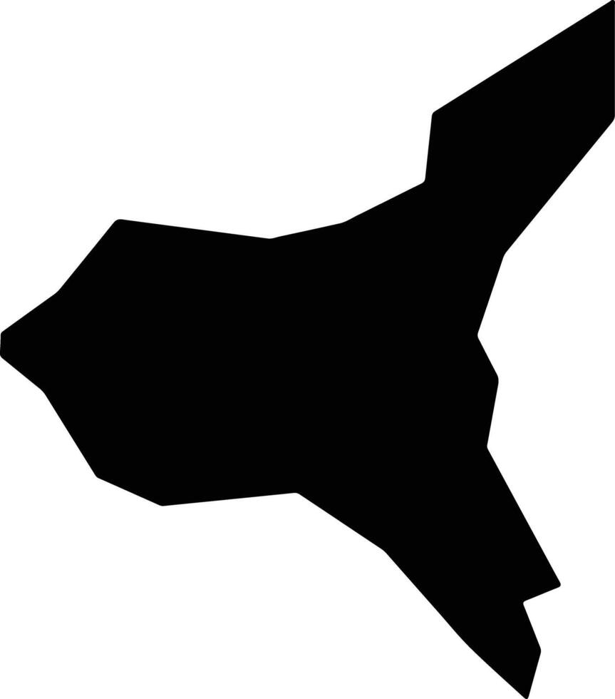 Nova Itarana Brazil silhouette map vector