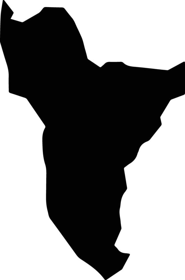 Nova Ipixuna Brazil silhouette map vector