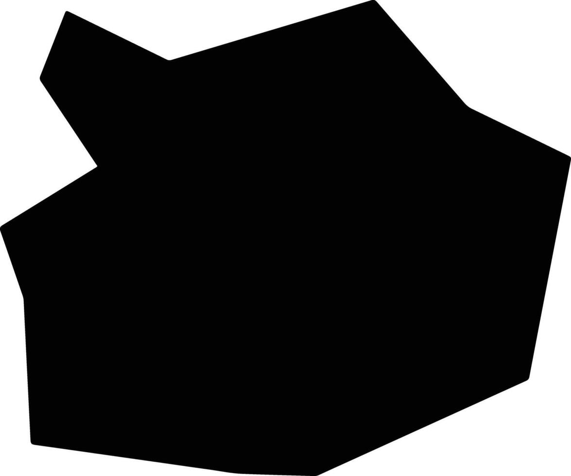Nova Itaberaba Brazil silhouette map vector