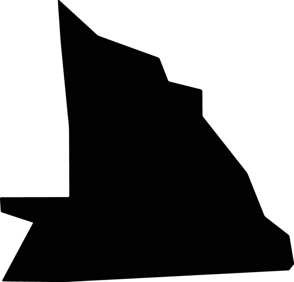 Nova Prata Brazil silhouette map vector