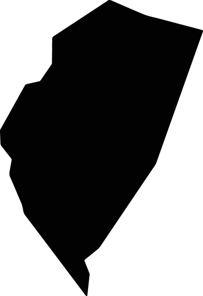 Nova Russas Brazil silhouette map vector