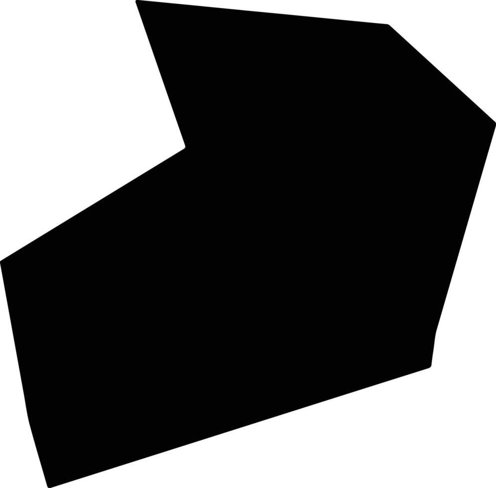 Nova Ushytsia Ukraine silhouette map vector