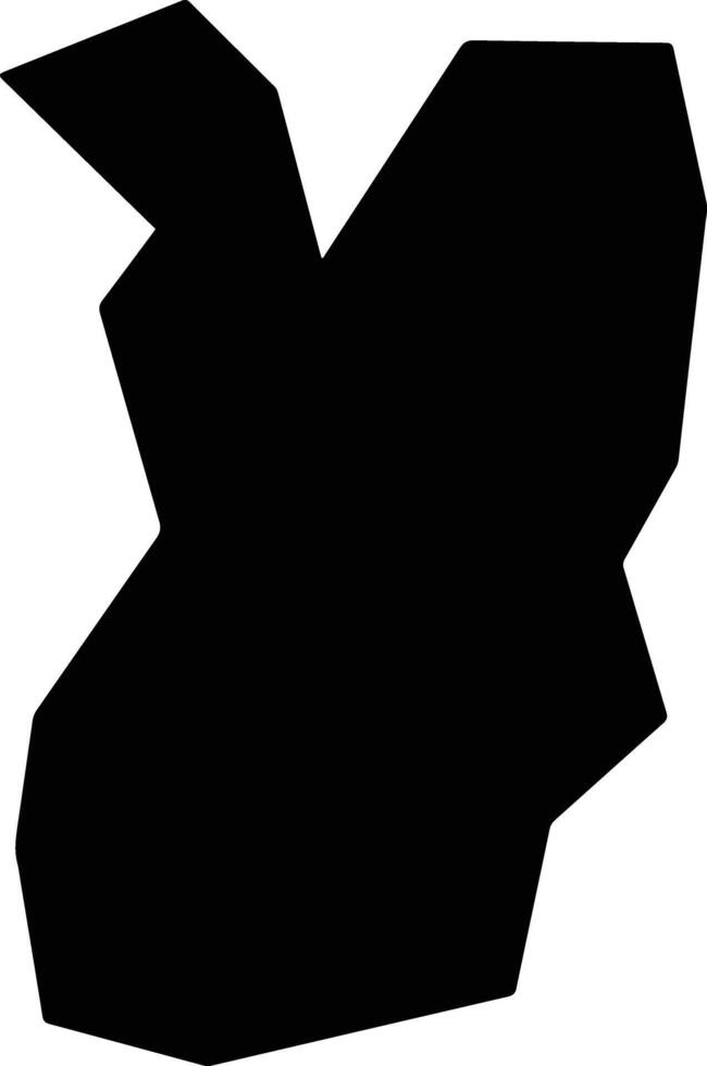 Novo Itacolomi Brazil silhouette map vector