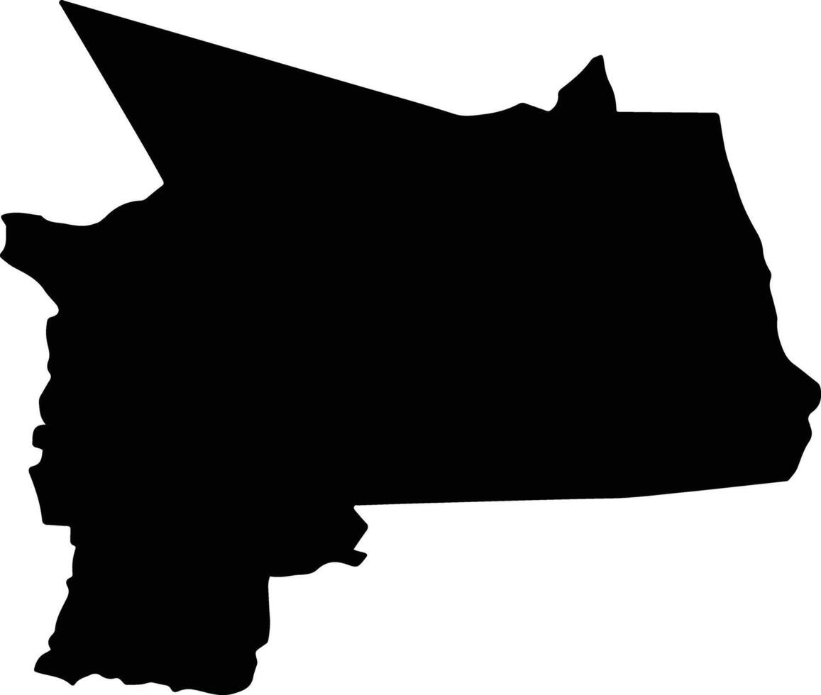 Novo Repartimento Brazil silhouette map vector