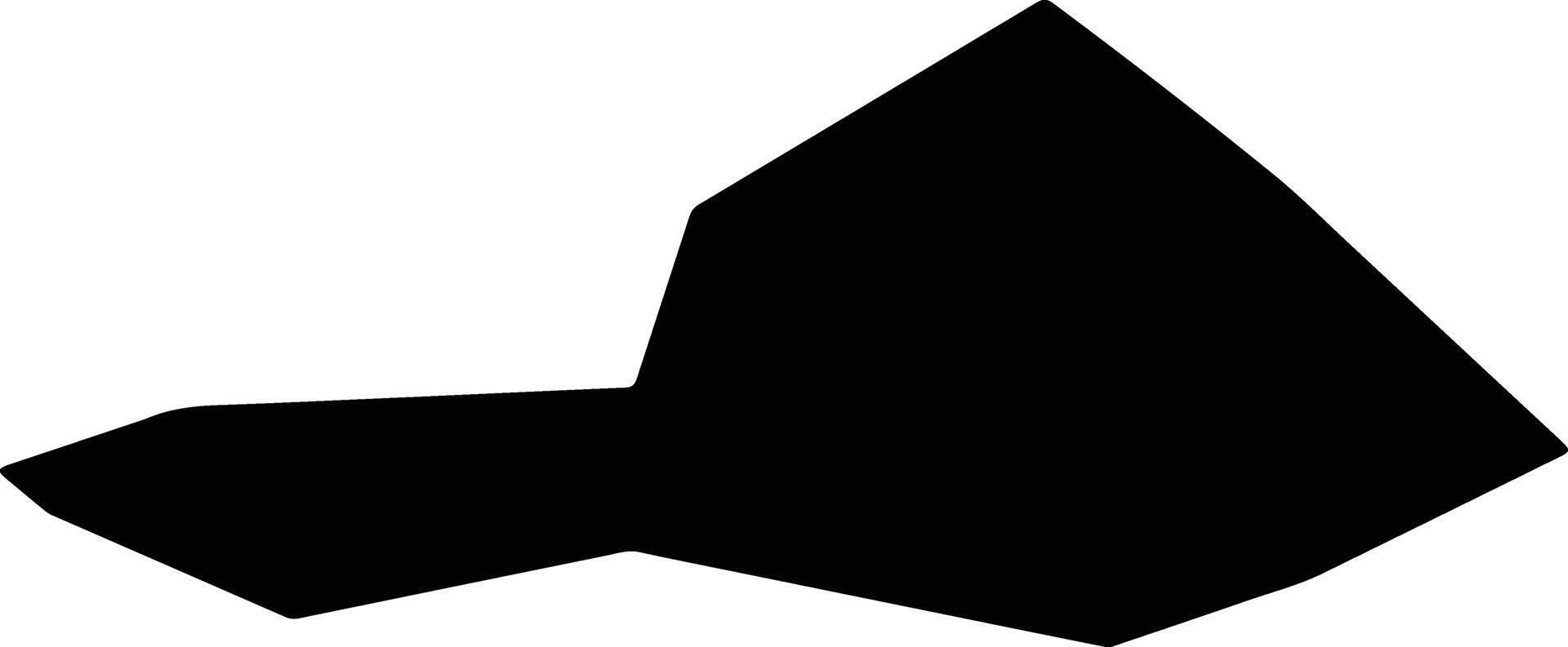 Novomyrhorod Ukraine silhouette map vector