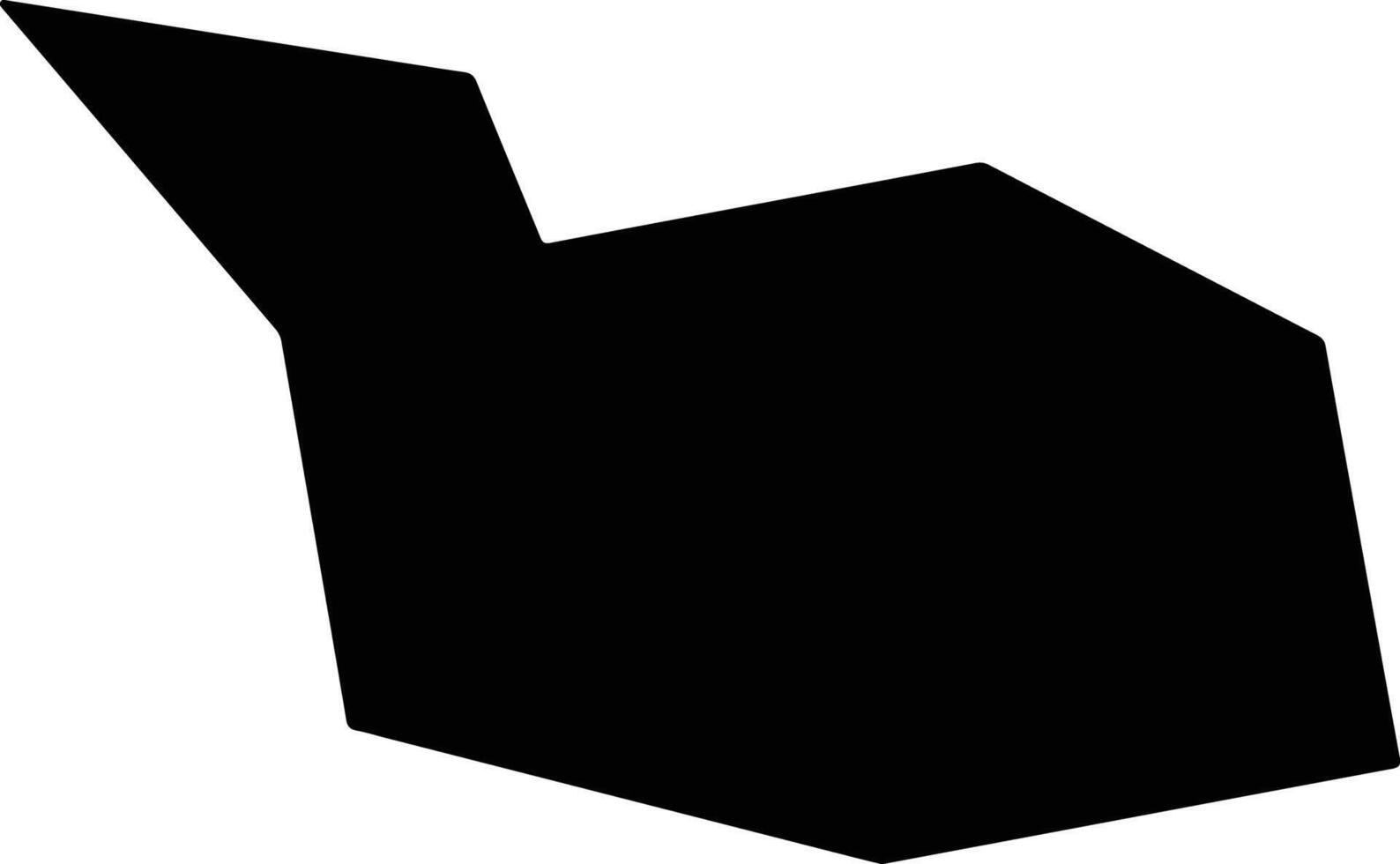 Novoukrainka Ukraine silhouette map vector
