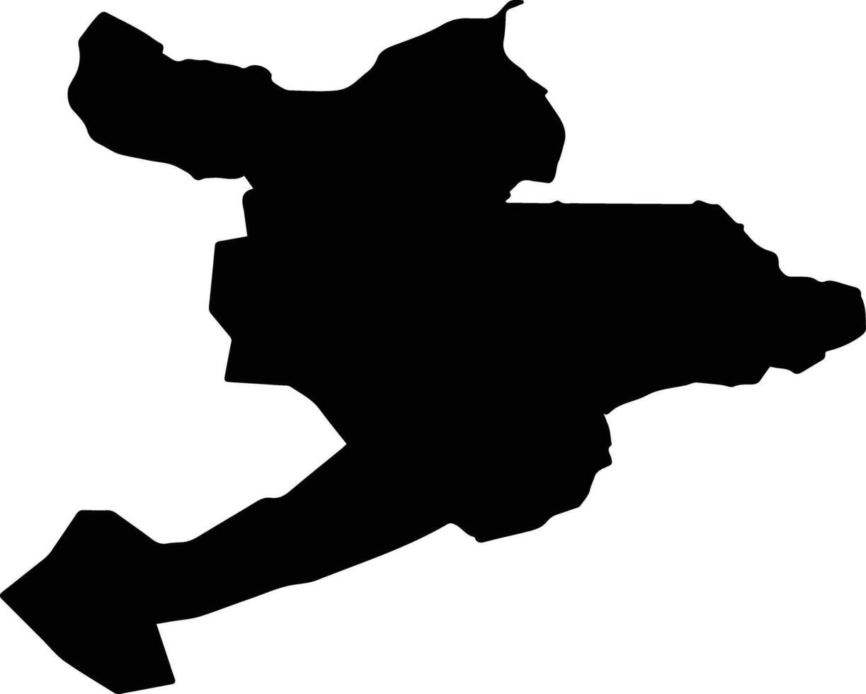 Noyemberyan Armenia silhouette map vector