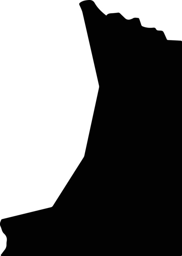 NSORK Equatorial Guinea silhouette map vector