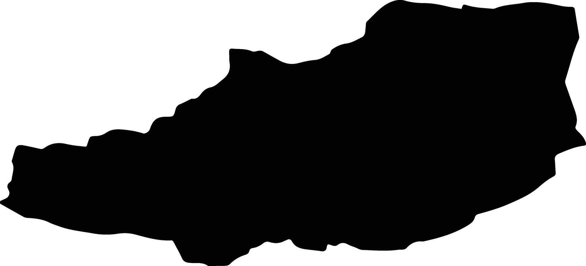 NUCET Romania silhouette map vector
