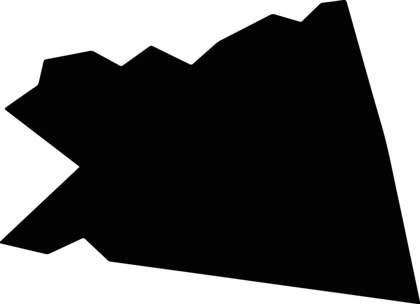 Nueva Helvecia Uruguay silhouette map vector