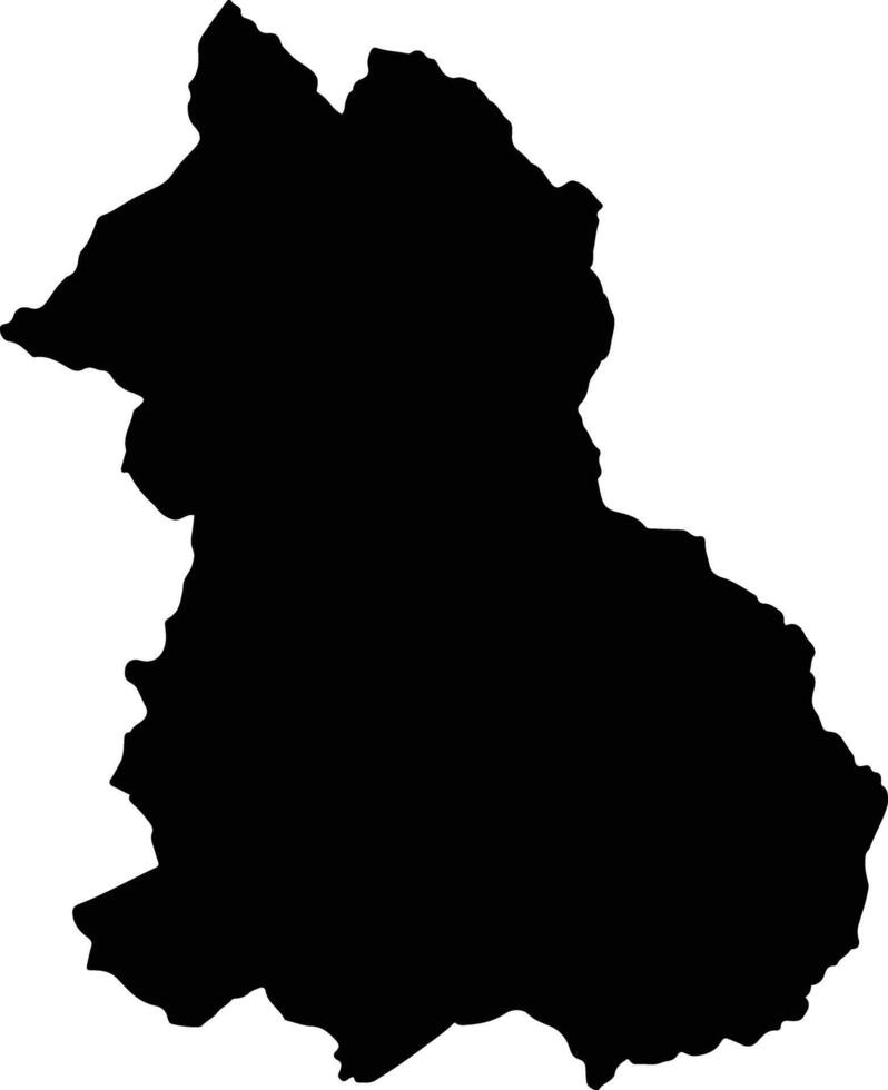 Nueva Granada Colombia silhouette map vector