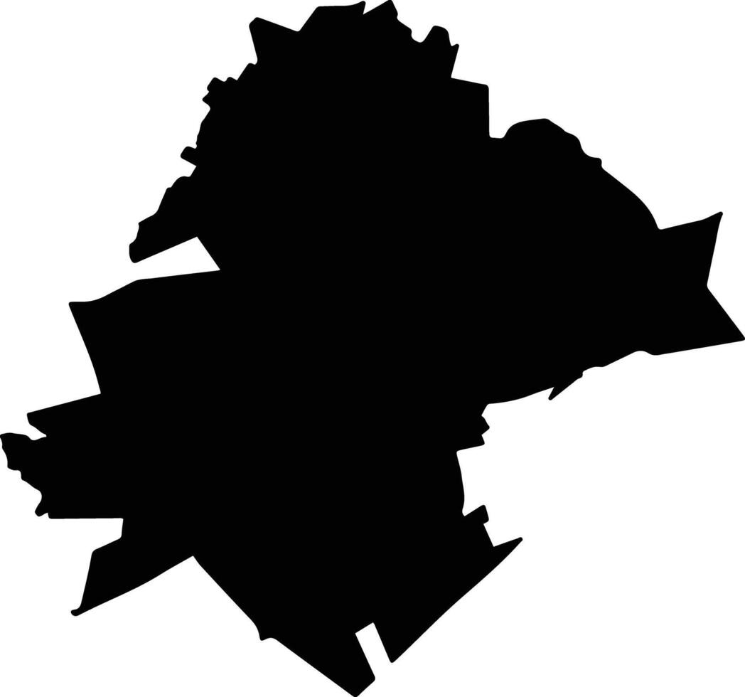 Nuevo Ideal Mexico silhouette map vector