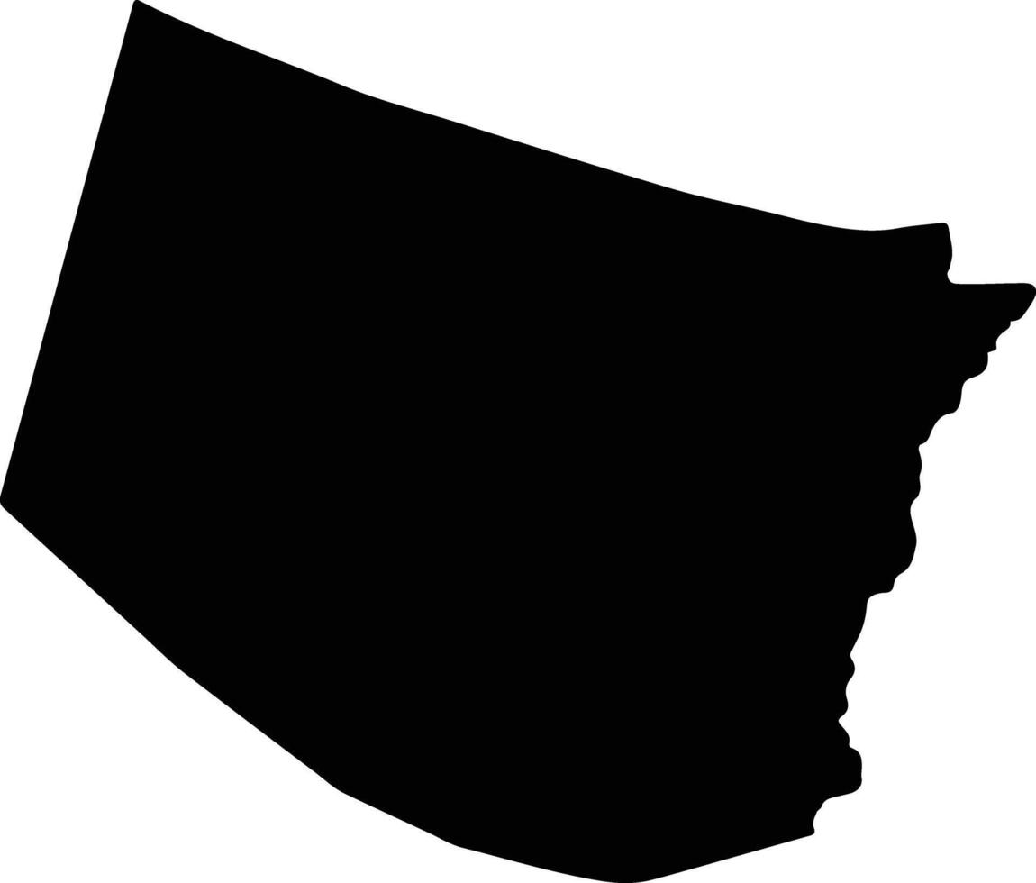 Nuweiba Egypt silhouette map vector