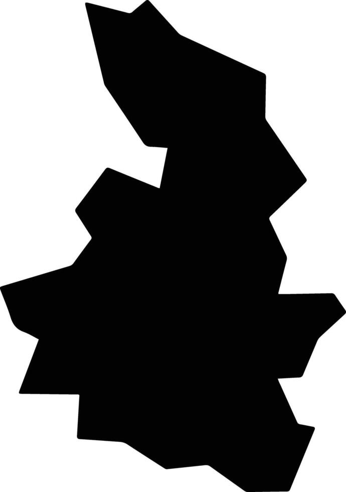 Nyabiraba Burundi silhouette map vector