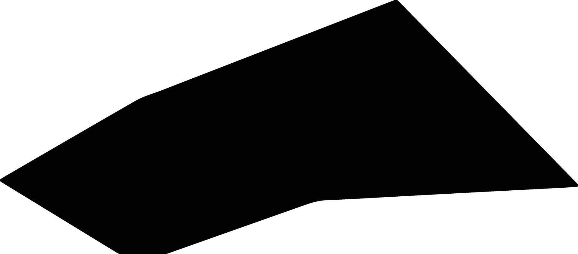 Nyzhni Sirohozy Ukraine silhouette map vector