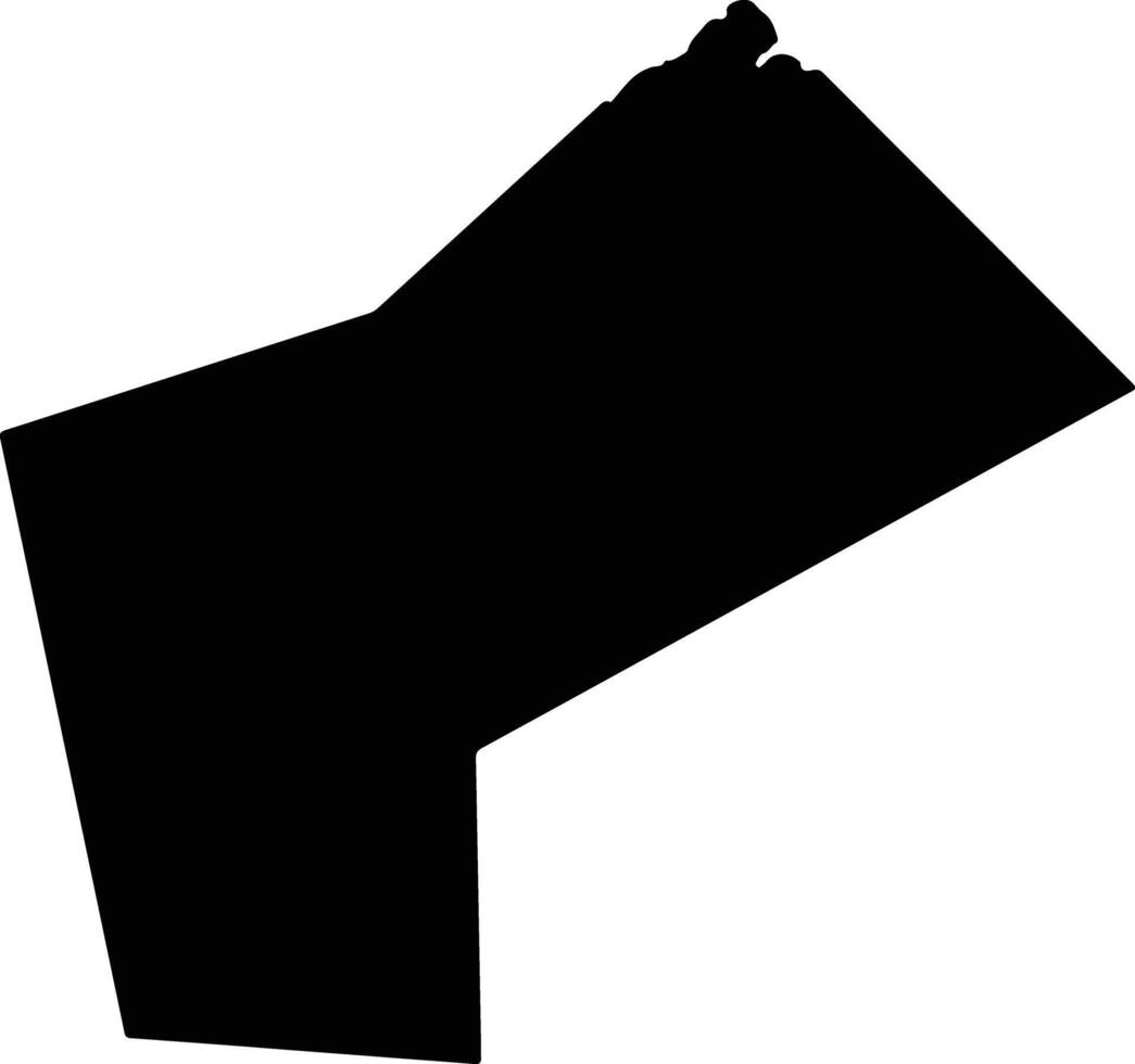 Nyzhniohirskyi Ukraine silhouette map vector