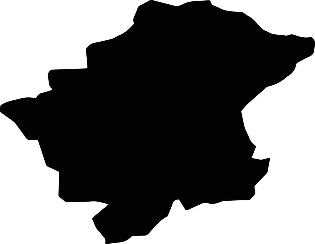 Obe Afghanistan silhouette map vector