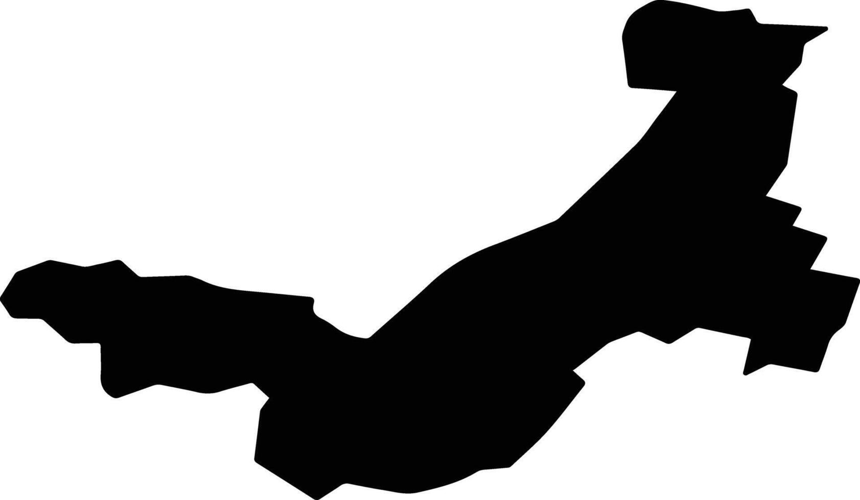Obihiro Japan silhouette map vector