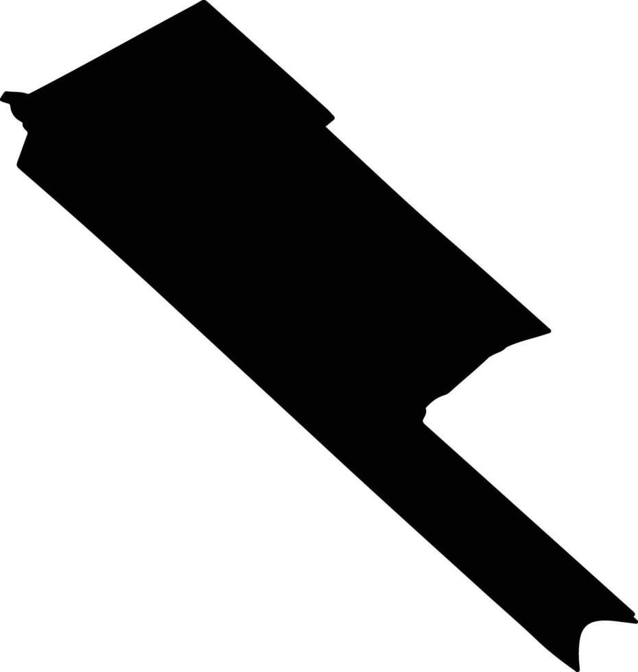Obligado Paraguay silhouette map vector