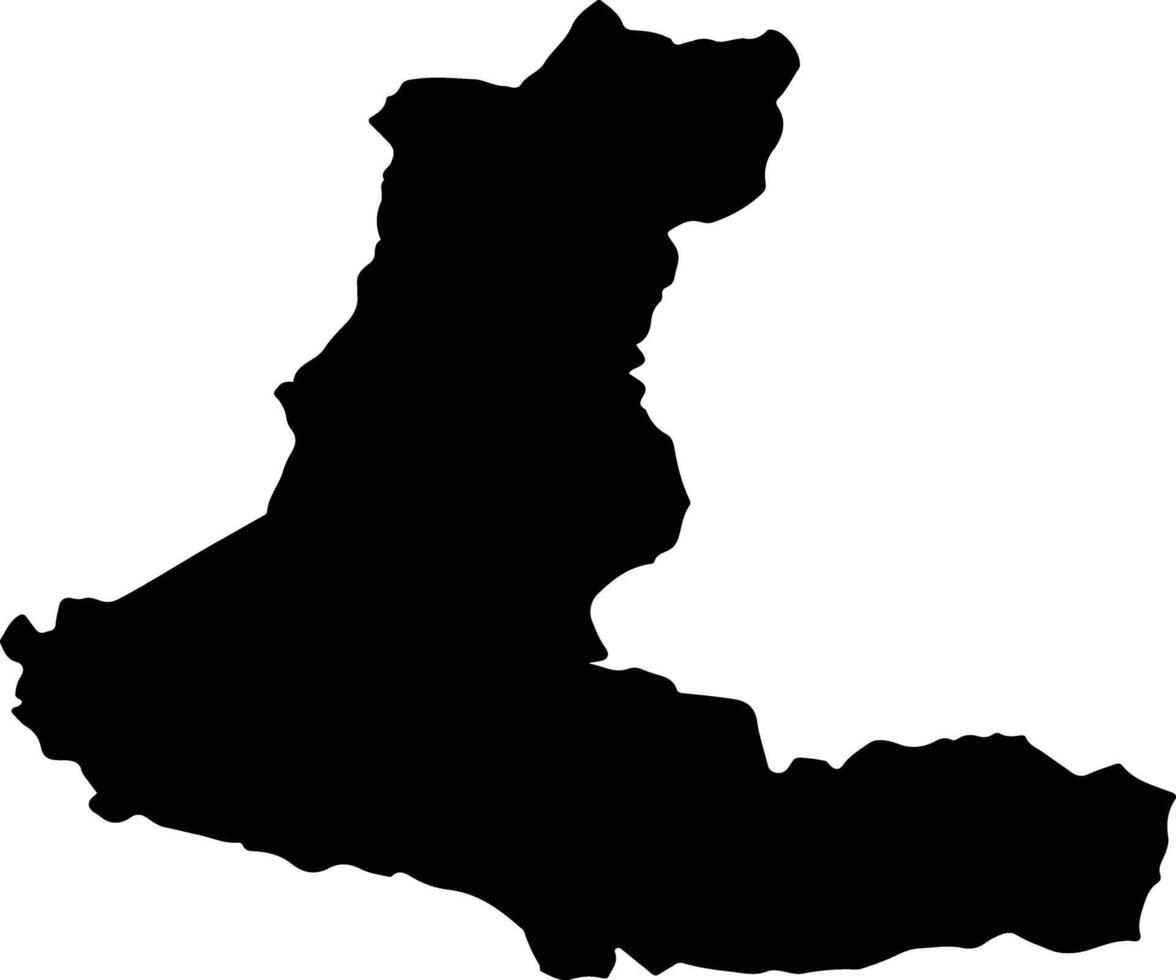 OBREJA Romania silhouette map vector