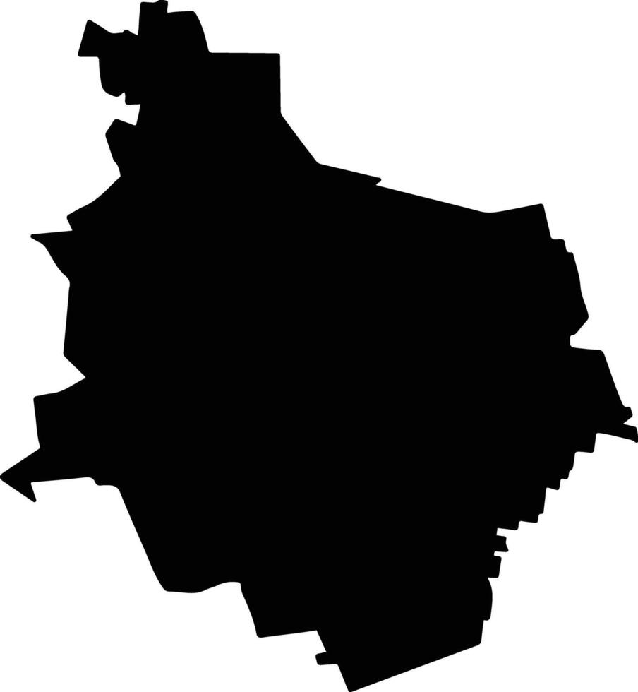 Ocampo Mexico silhouette map vector