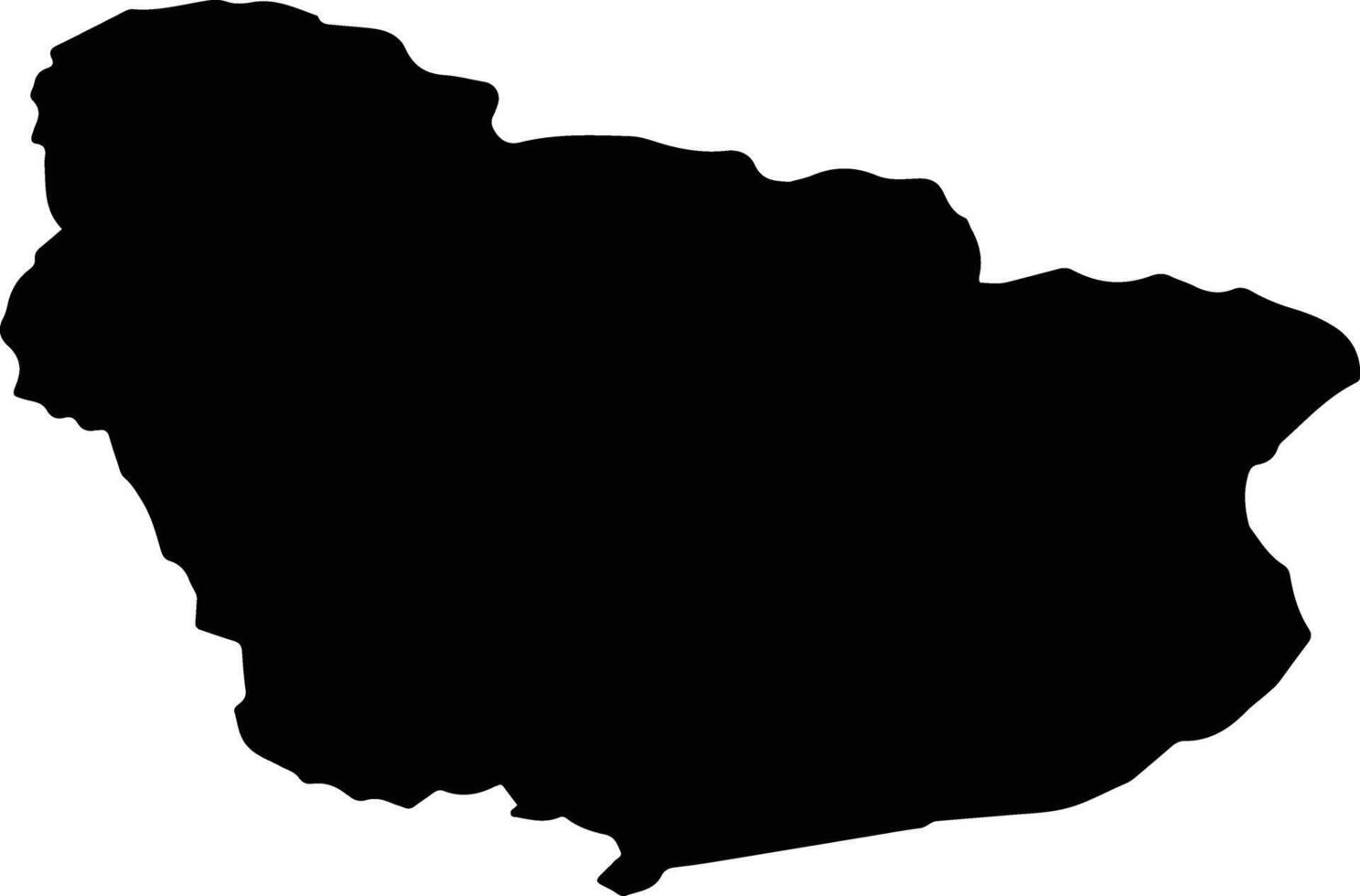 OCNITA Romania silhouette map vector