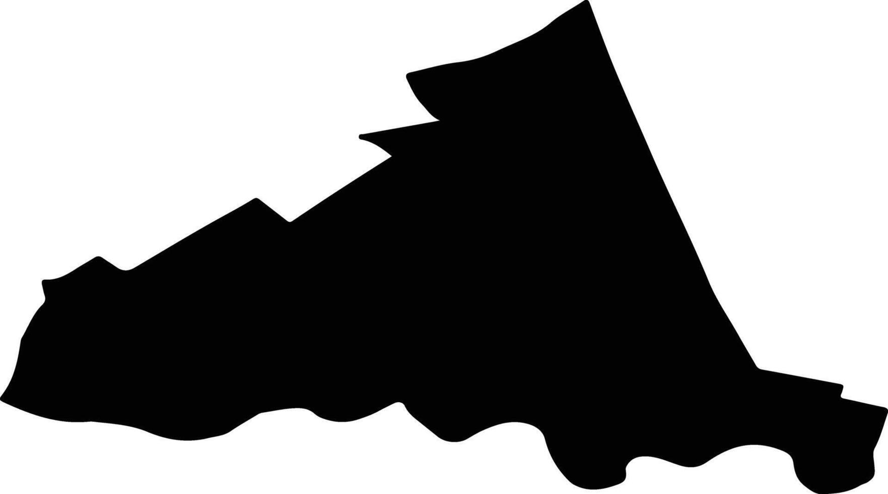 ODOREU Romania silhouette map vector