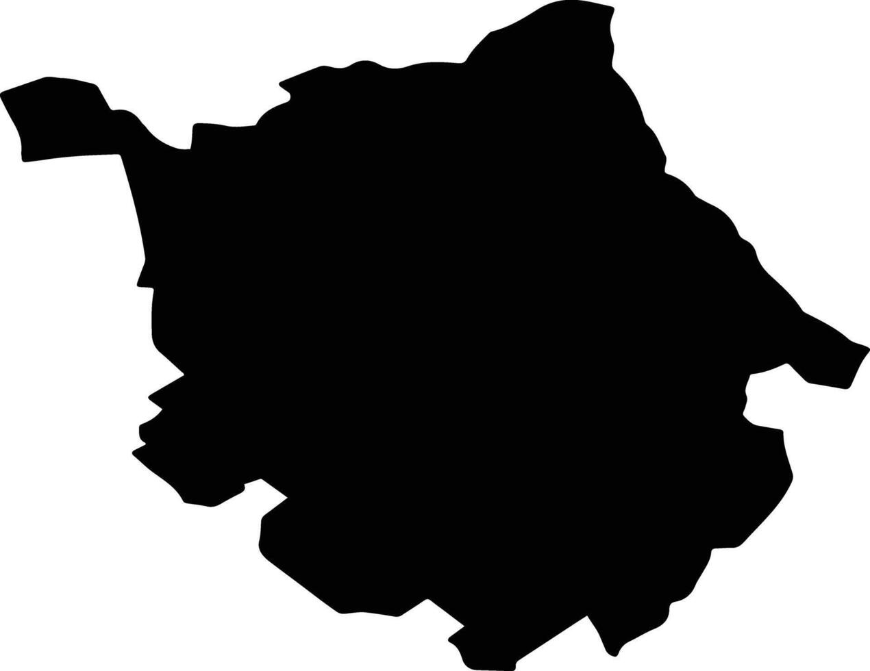 ODOBESTI Romania silhouette map vector