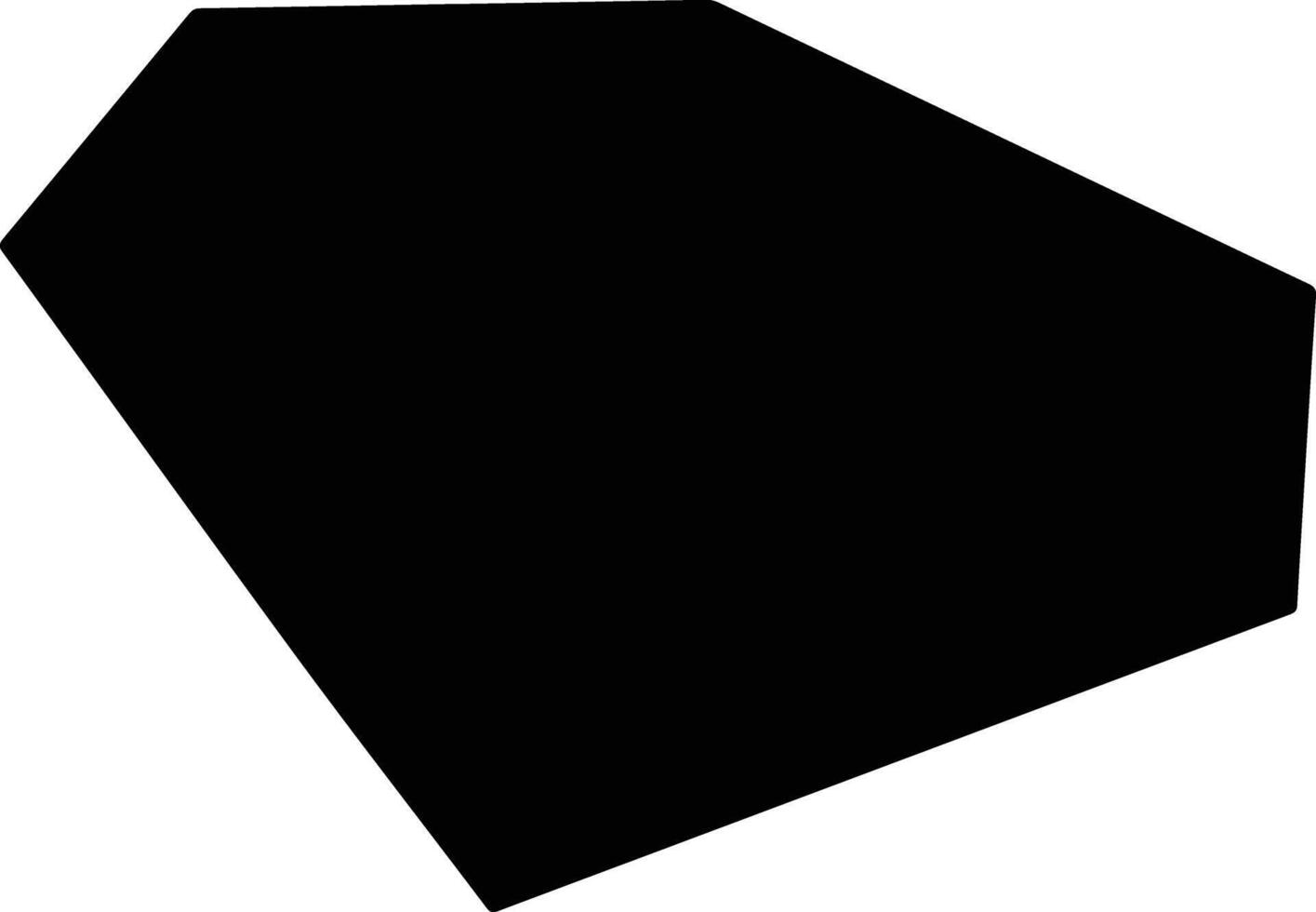 Ogawara Japan silhouette map vector