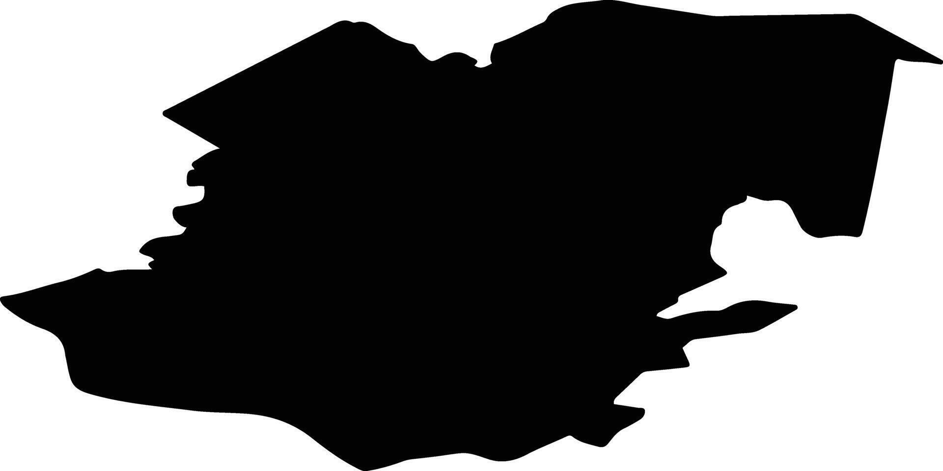 Ogresgala pag Latvia silhouette map vector