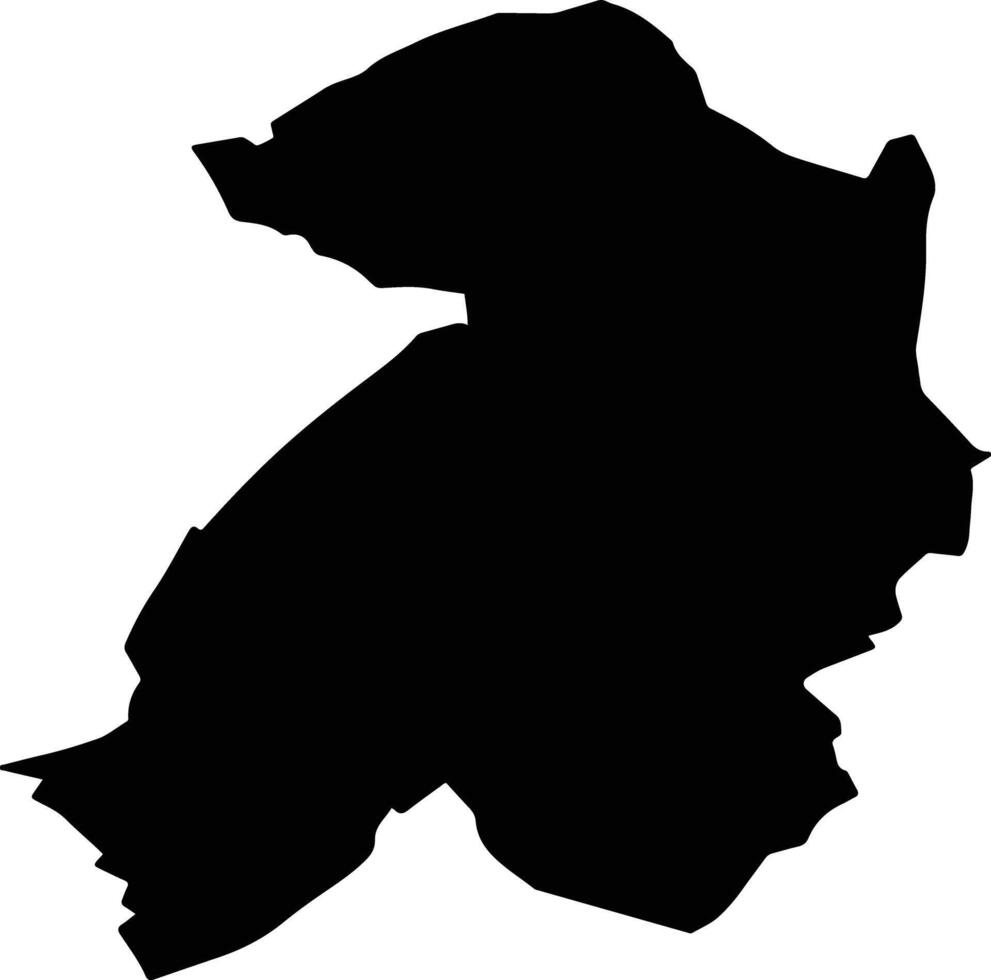 OHABA Romania silhouette map vector