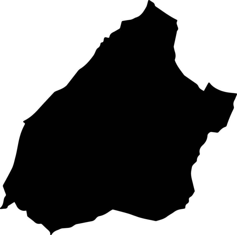 Oicata Colombia silhouette map vector