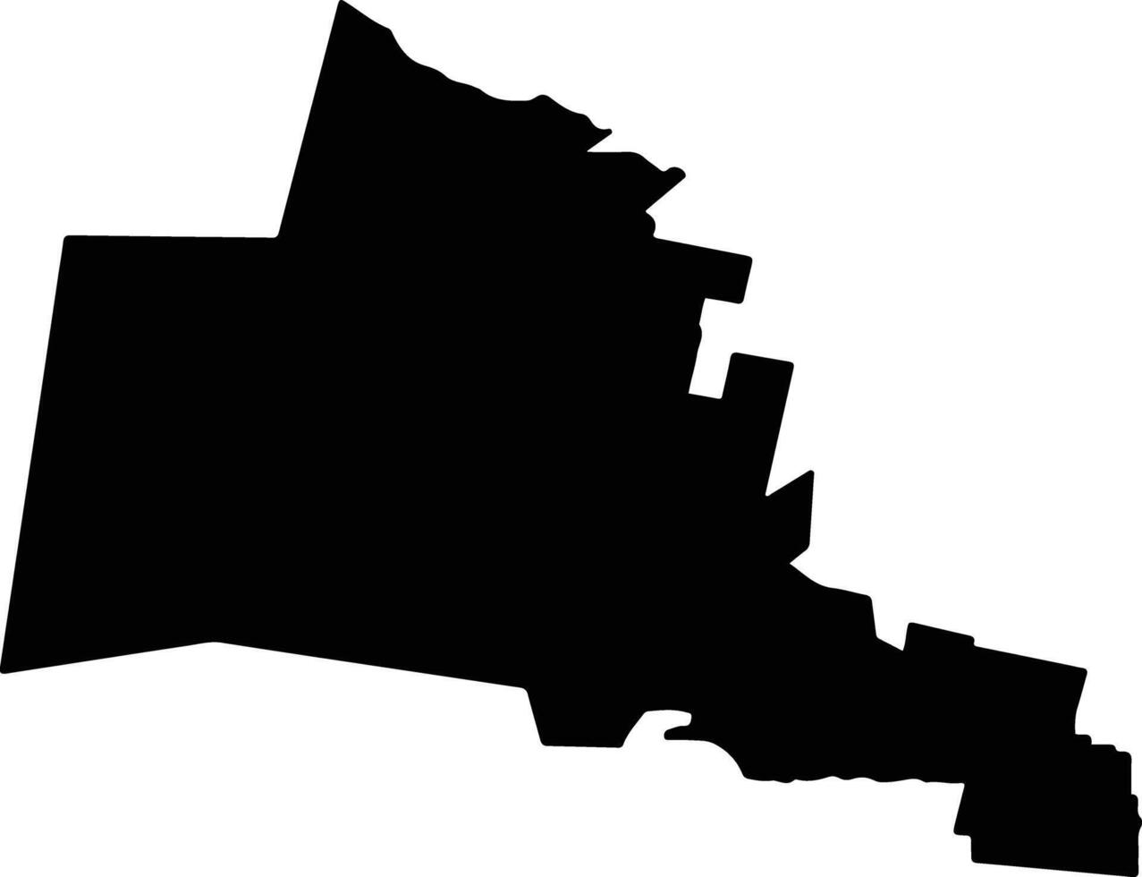 Ojo de agua Argentina silhouette map vector