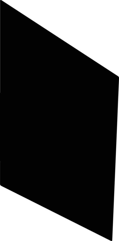 Okahao Namibia silhouette map vector