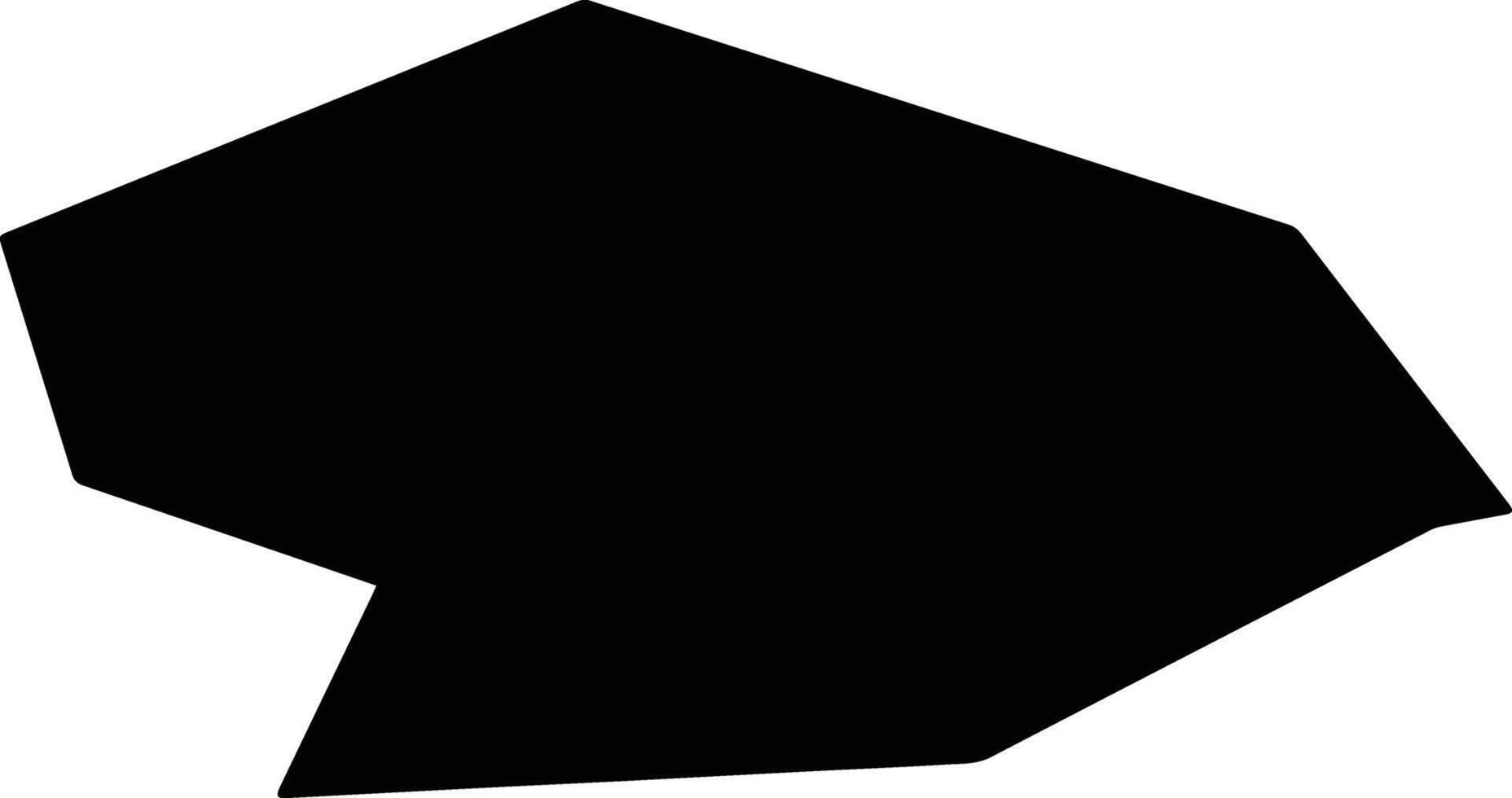 Okhtyrka Ukraine silhouette map vector