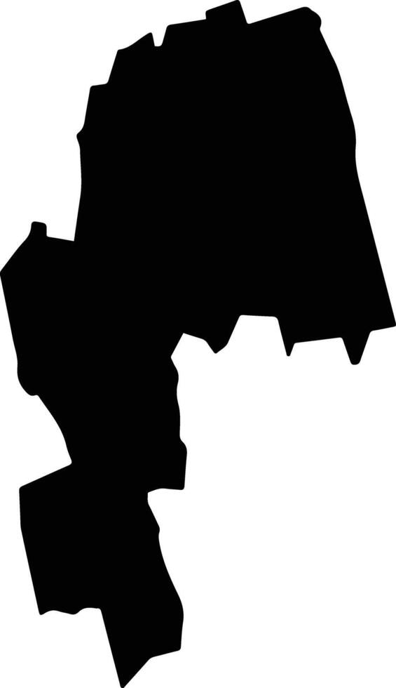 Ol Jorok Kenya silhouette map vector