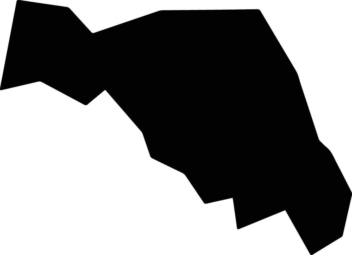 Ola Oluwa Nigeria silhouette map vector