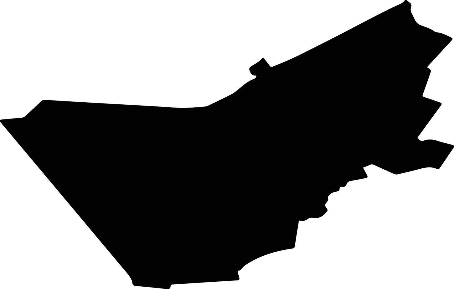 OLARI Romania silhouette map vector