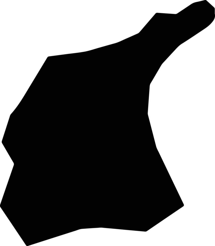 Olorunsogo Nigeria silhouette map vector