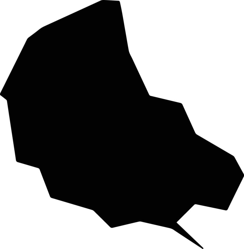 Omihachiman Japan silhouette map vector