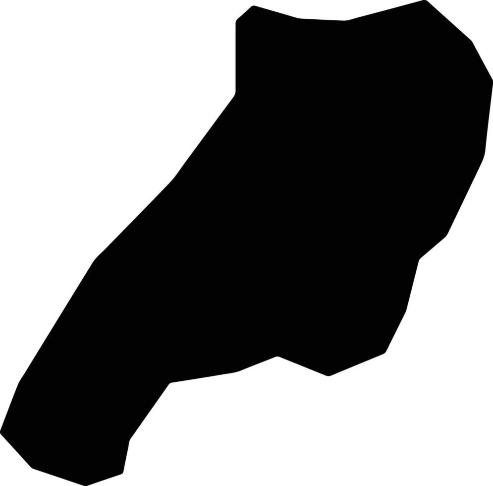 Omna Afghanistan silhouette map vector