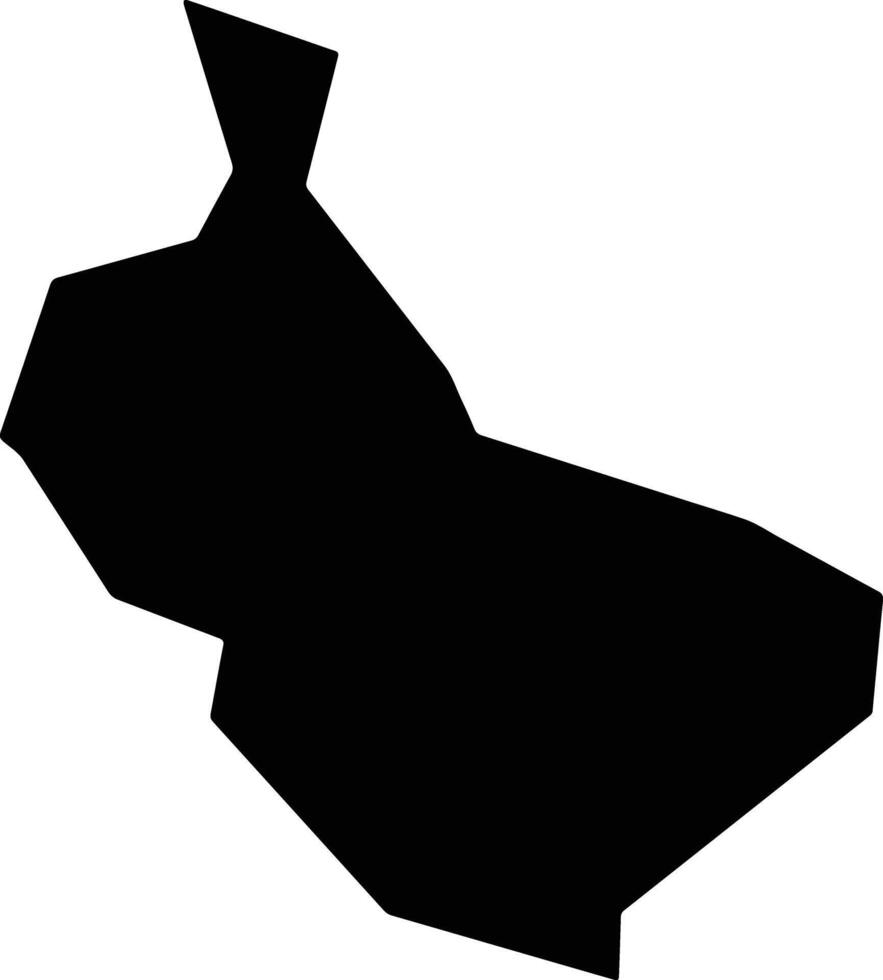 Omodos Cyprus silhouette map vector