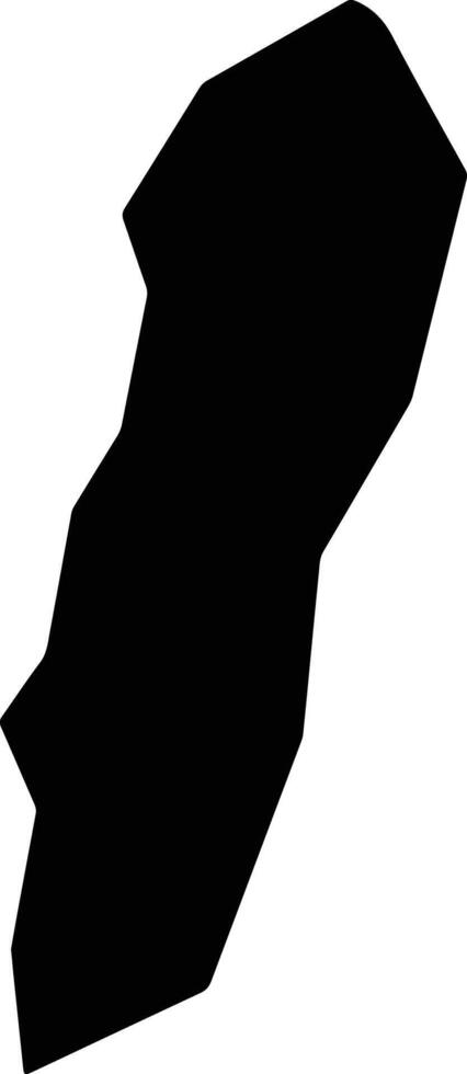 Omumma Nigeria silhouette map vector