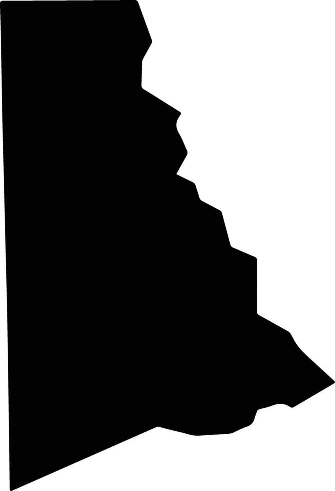 Ongwediva Namibia silhouette map vector