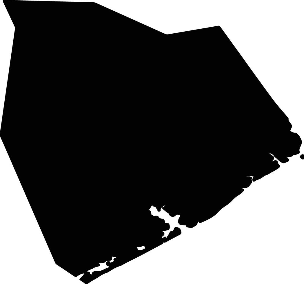 Onslow United States silhouette map vector