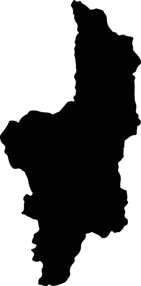 Onzaga Colombia silhouette map vector