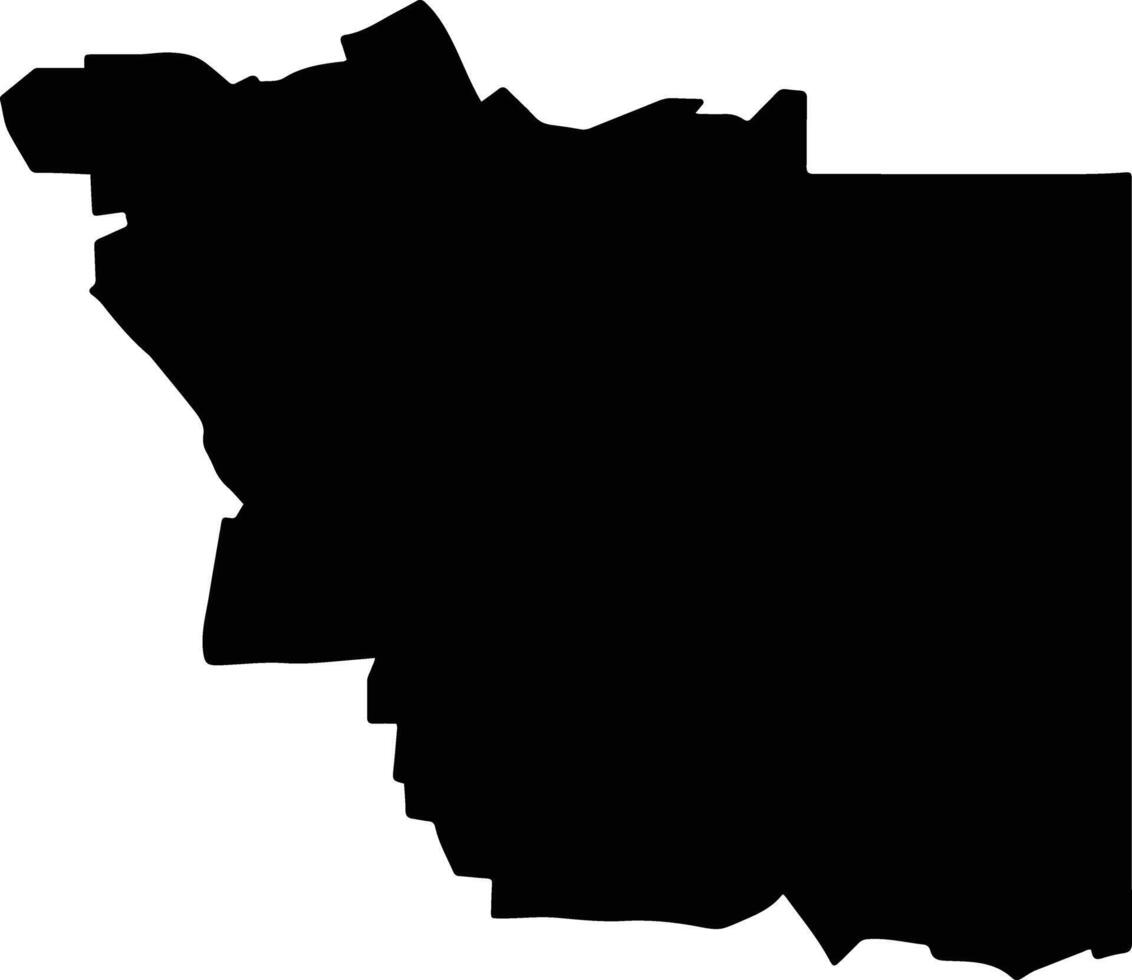 Onyaanya Namibia silhouette map vector