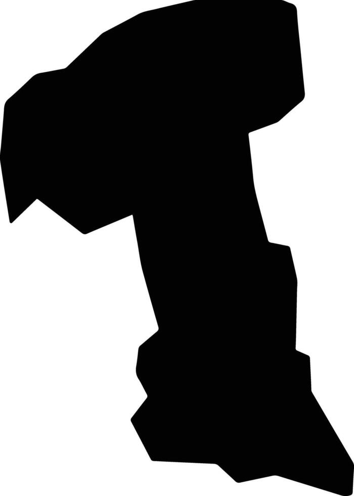 Opico El Salvador silhouette map vector