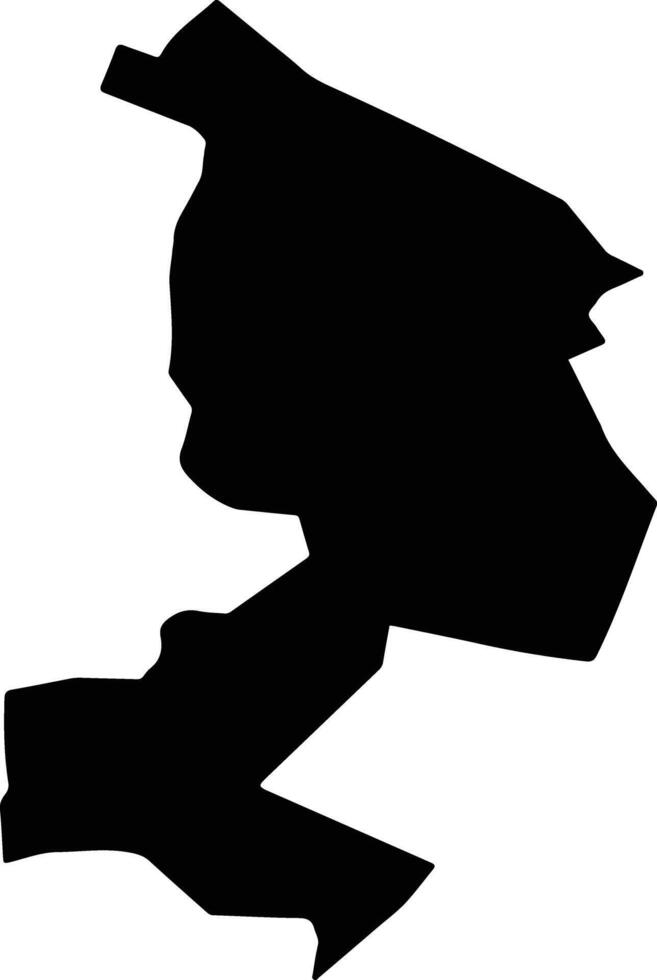 Oratorio Guatemala silhouette map vector