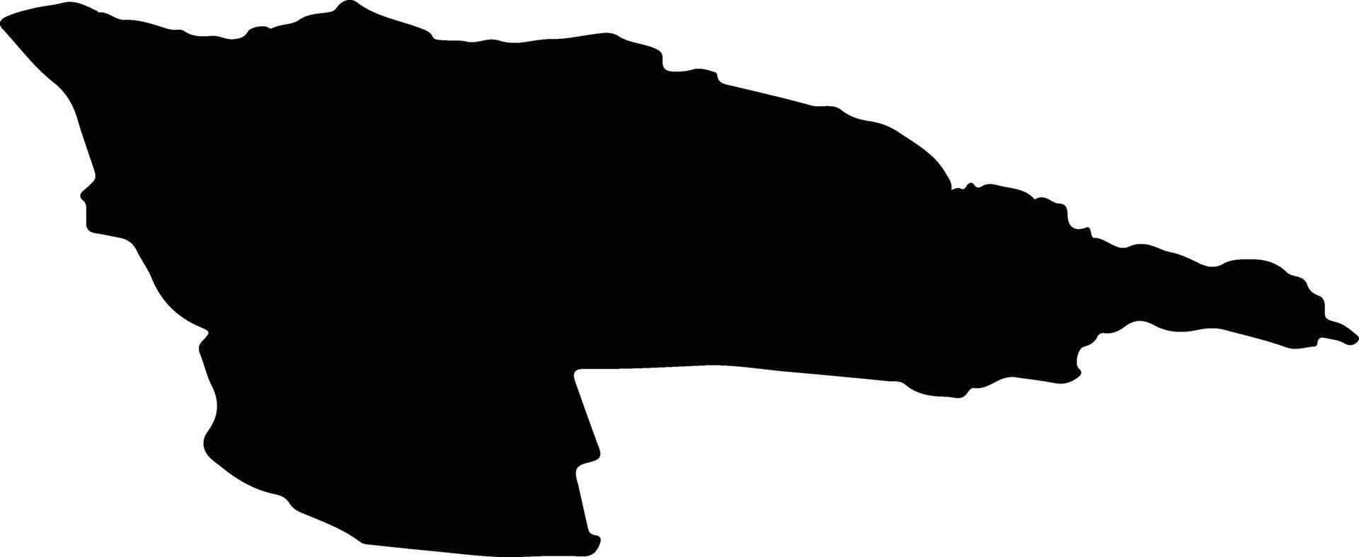 Orissaare vald Estonia silhouette map vector
